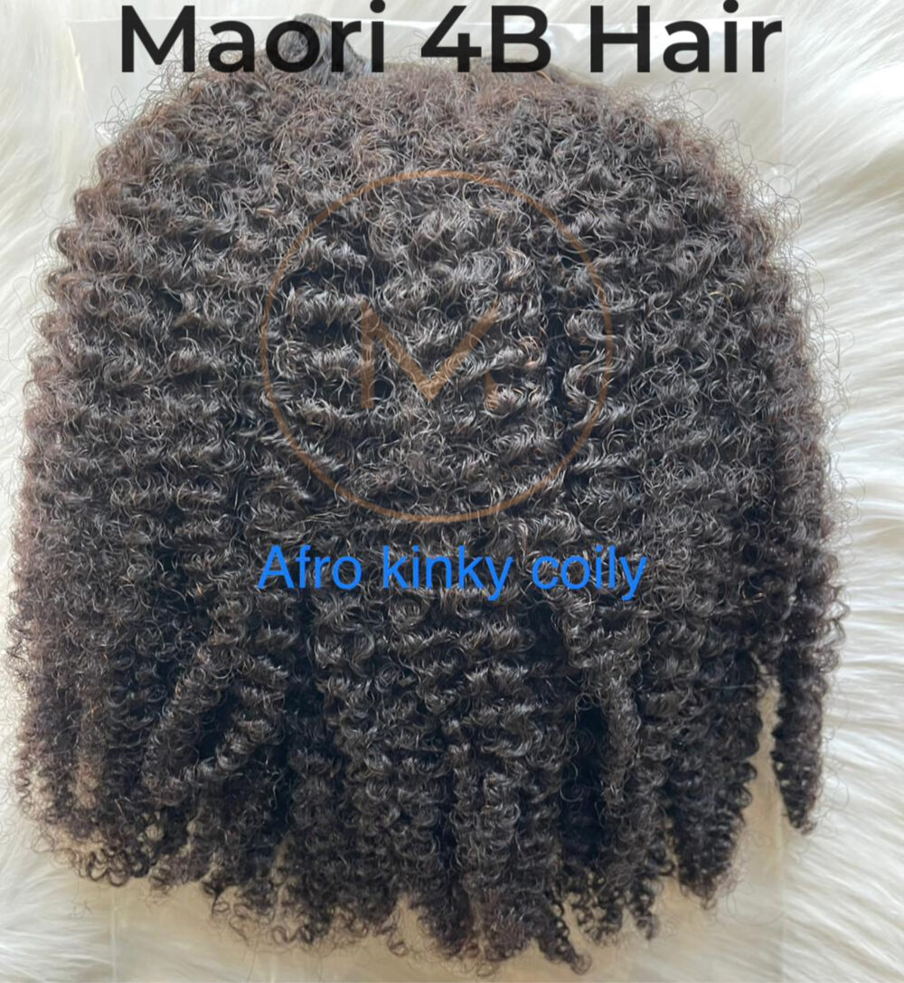 4b Hair extension (bundle, wig, natural hair): Maori Hair